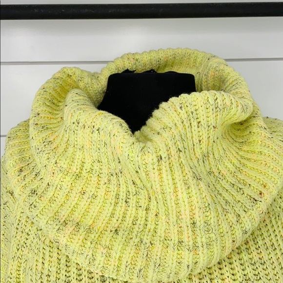 Free People Leo Tunic Sweater Zested Lime SAMPLE - Picture 6 of 16